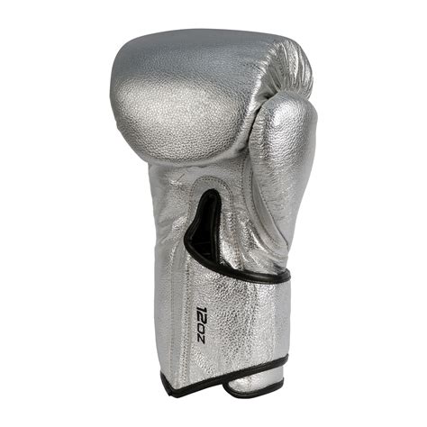 metallic silver boxing gloves|extra padded boxing gloves.